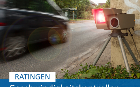 POL-ME: Unangekündigte Geschwindigkeitskontrollen: 75 waren zu schnell unterwegs - Ratingen - 2407050 - Foto: presseportal.de POL-ME: Unangekündigte Geschwindigkeitskontrollen: 75 waren zu schnell unterwegs - Ratingen - 2407050 - Foto: presseportal.de