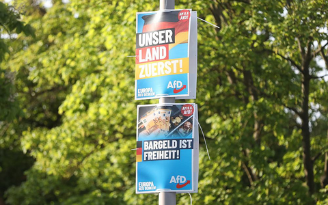 AfD-Wahlplakate zur Europawahl (Archiv) - Foto: ĂĽber dts Nachrichtenagentur AfD-Wahlplakate zur Europawahl (Archiv) - Foto: ĂĽber dts Nachrichtenagentur