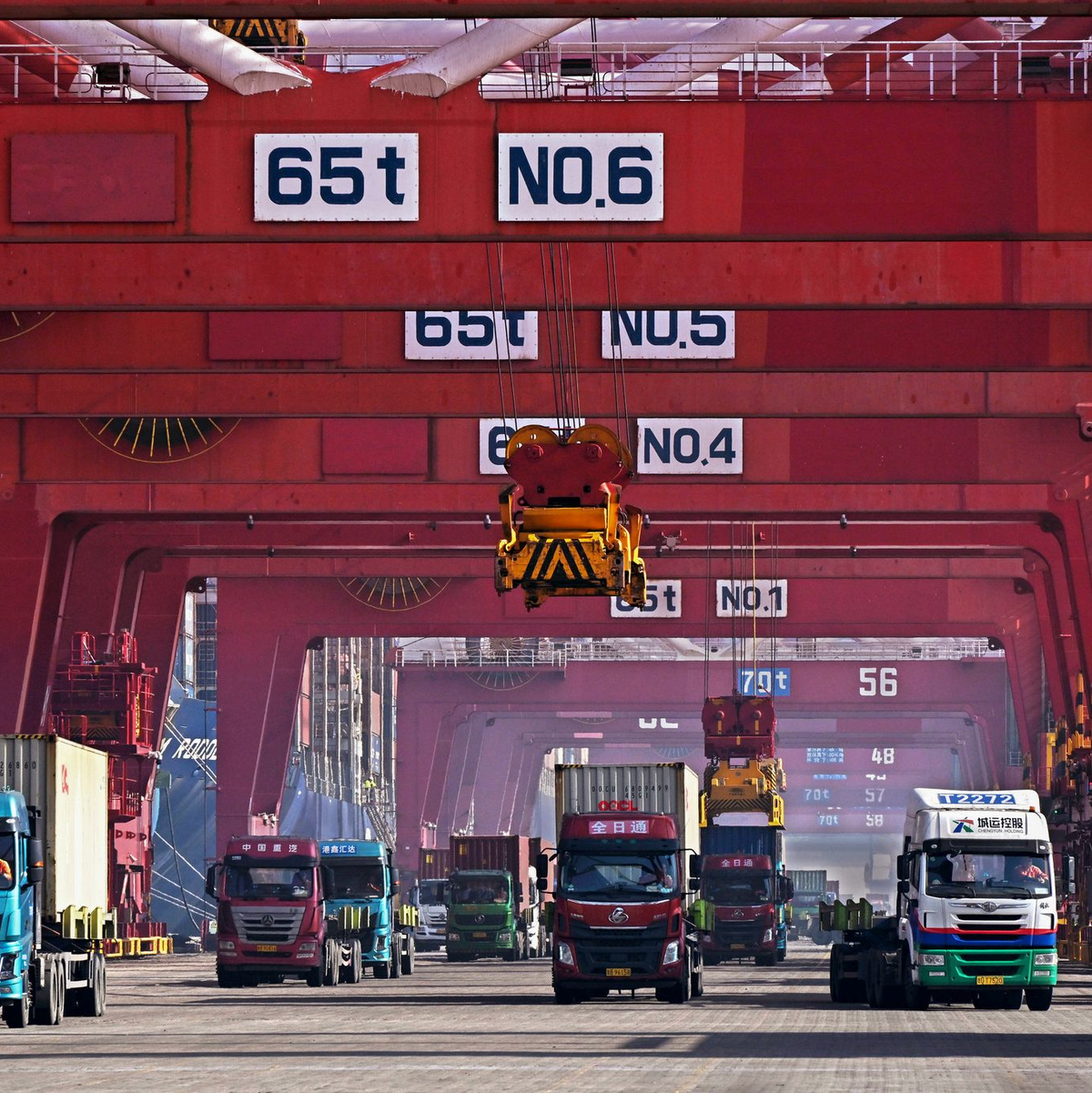 China ist eine exportorientierte Nation. Der Außenhandel leistet einen wichtigen Beitrag zur jährlichen Wirtschaftsleistung. (Archivbild) - Foto: Li Ziheng/Xinhua/AP/dpa