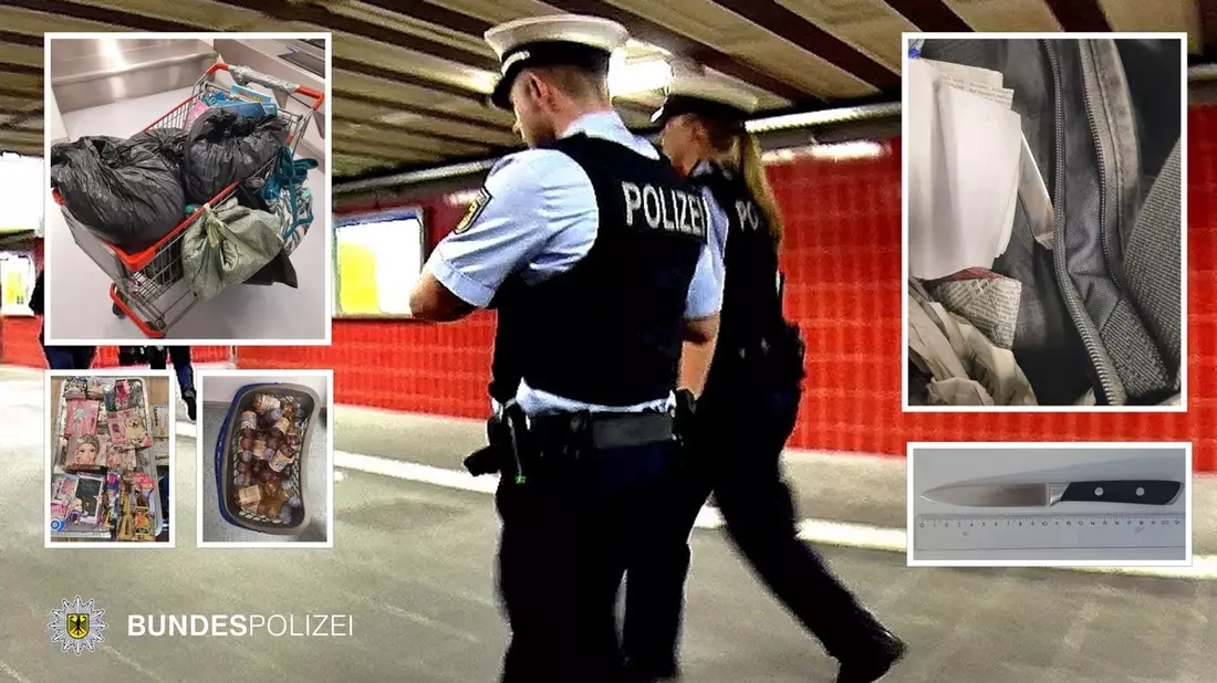 Bundespolizeidirektion München: Haftprüfung nach mehreren Diebstählen mit Waffe - Bild: presseportal.de