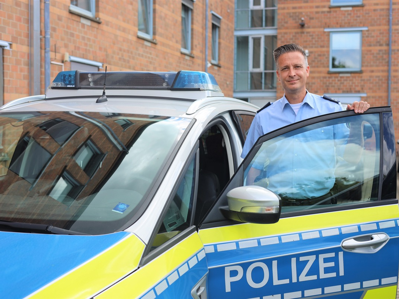 POL-VIE: Das - nicht mehr ganz - neue Gesicht der Polizei in Süchteln - Foto: presseportal.de