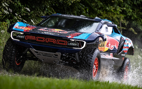 Weltpremiere in Goodwood: Neuer Ford Raptor T1+ zeigt sich bereit für die legendäre Dakar und andere Rallyes - Foto: presseportal.de