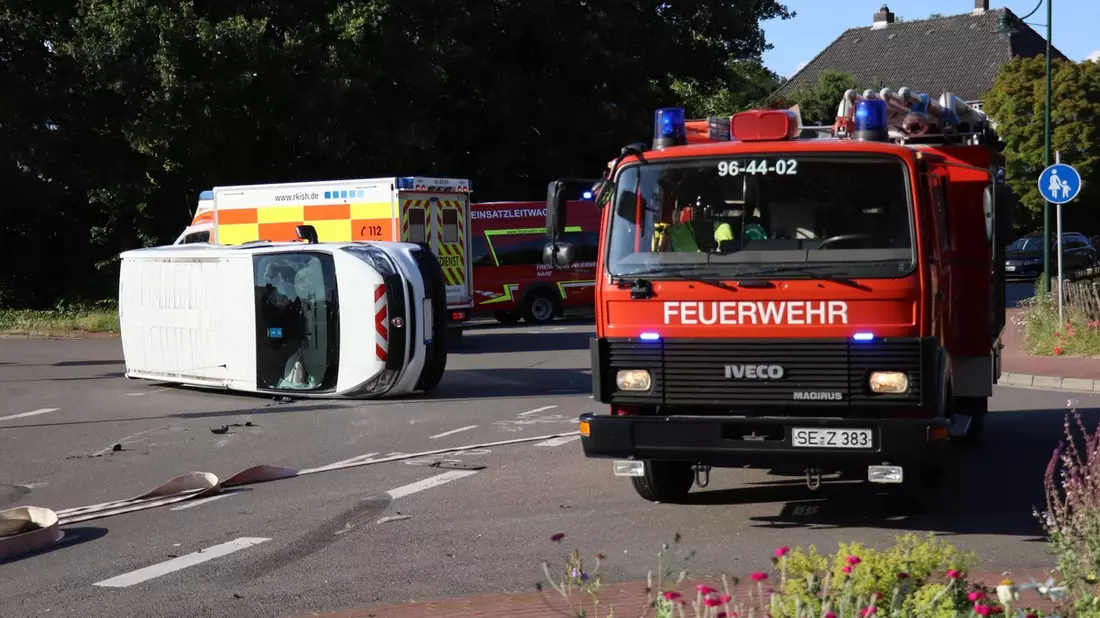 FW-SE: Verkehrsunfall mit verletzten Personen in Nahe - Bild: presseportal.de