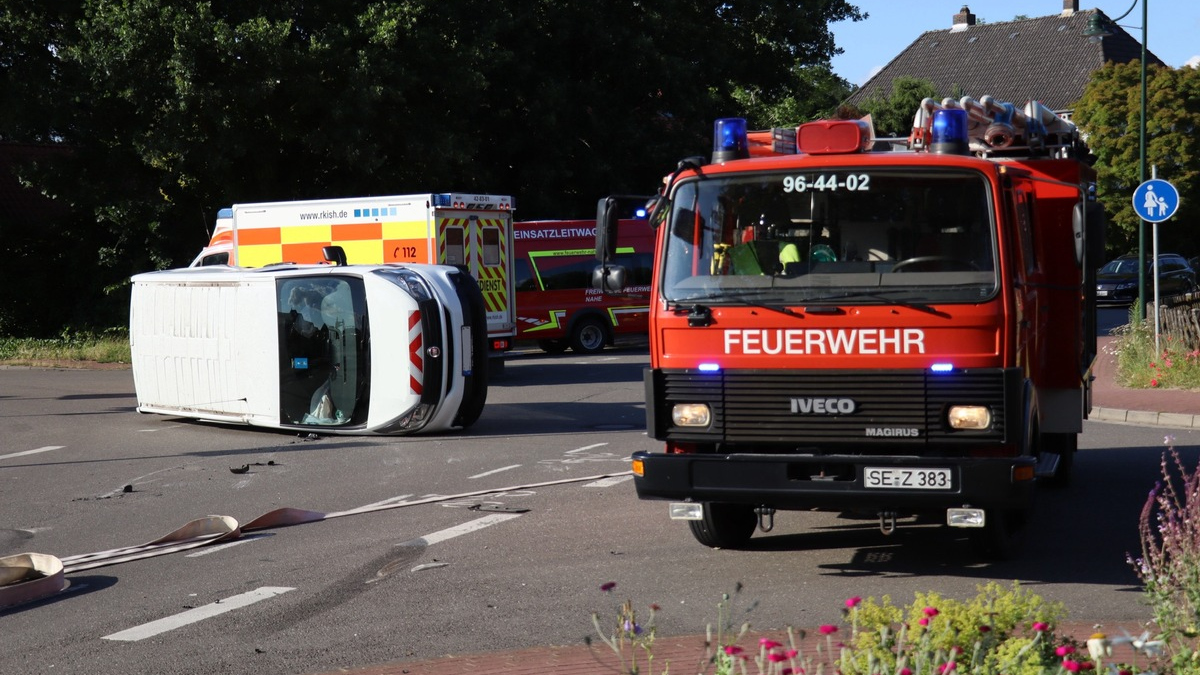 FW-SE: Verkehrsunfall mit verletzten Personen in Nahe - Foto: presseportal.de