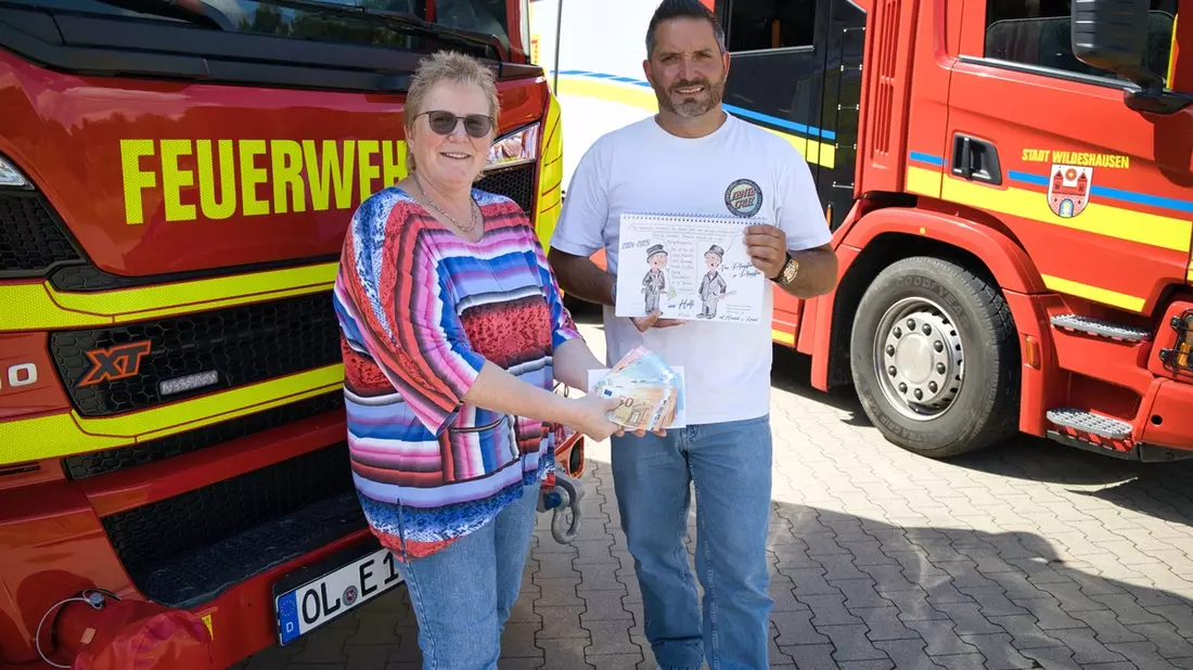 FW-OLL: Hohe Spende für den Nachwuchs - Jugendfeuerwehr Wildeshausen erhält 876,20EUR - Bild: presseportal.de