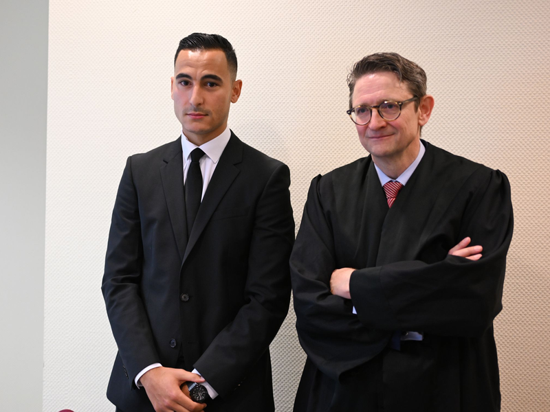 El Ghazi war wegen wiederholt propalästinensischer Instagram-Beiträge fristlos gekündigt worden. - Foto: Arne Dedert/dpa