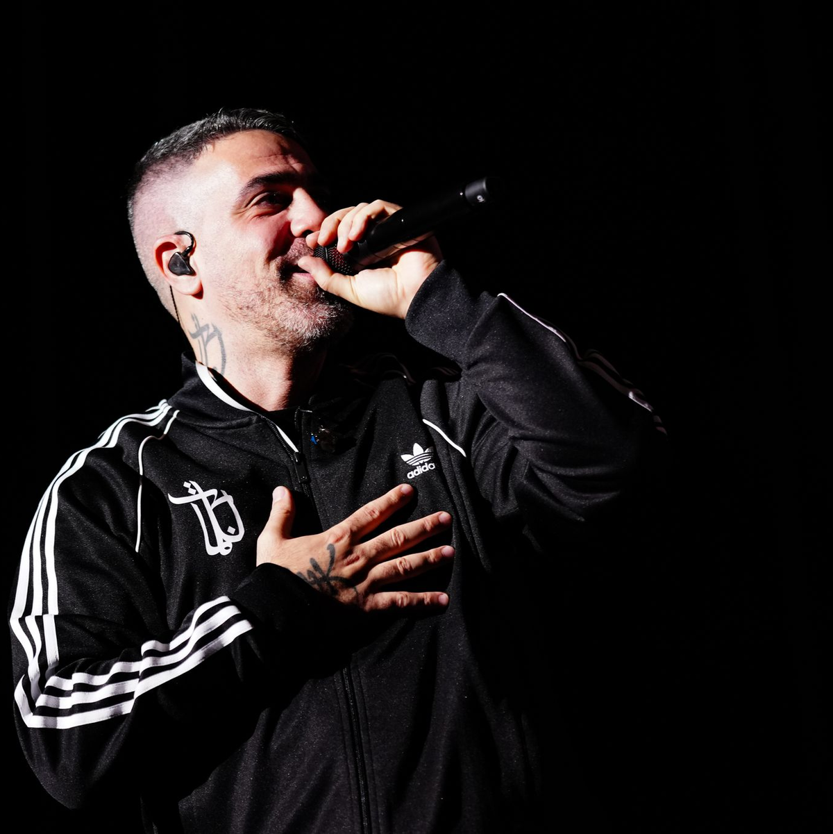 Seine Fans werde er immer im Herzen behalten, verspricht der Rapper, der mit bürgerlichem Namen Anis Mohamed Youssef Ferchichi heißt. (Archivbild) - Foto: Eva Manhart/APA/dpa