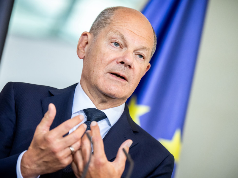 Scholz will mit der Stationierung von US-Raketen in Deutschland eine Eskalation mit Russland verhindern - nicht vorantreiben. - Foto: Michael Kappeler/dpa