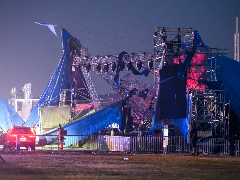 Ein Sturm hat ein ausgelassenes Open-Air-Festival in der Slowakei abrupt unterbrochen. - Foto: Jaroslav Nov·k/TASR/dpa