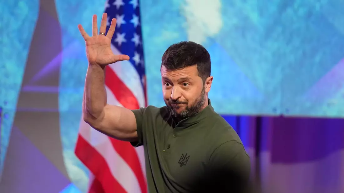 Selenskyj wirbt um weitere Hilfe der USA. (Archivbild) - Bild: Rick Bowmer/AP/dpa