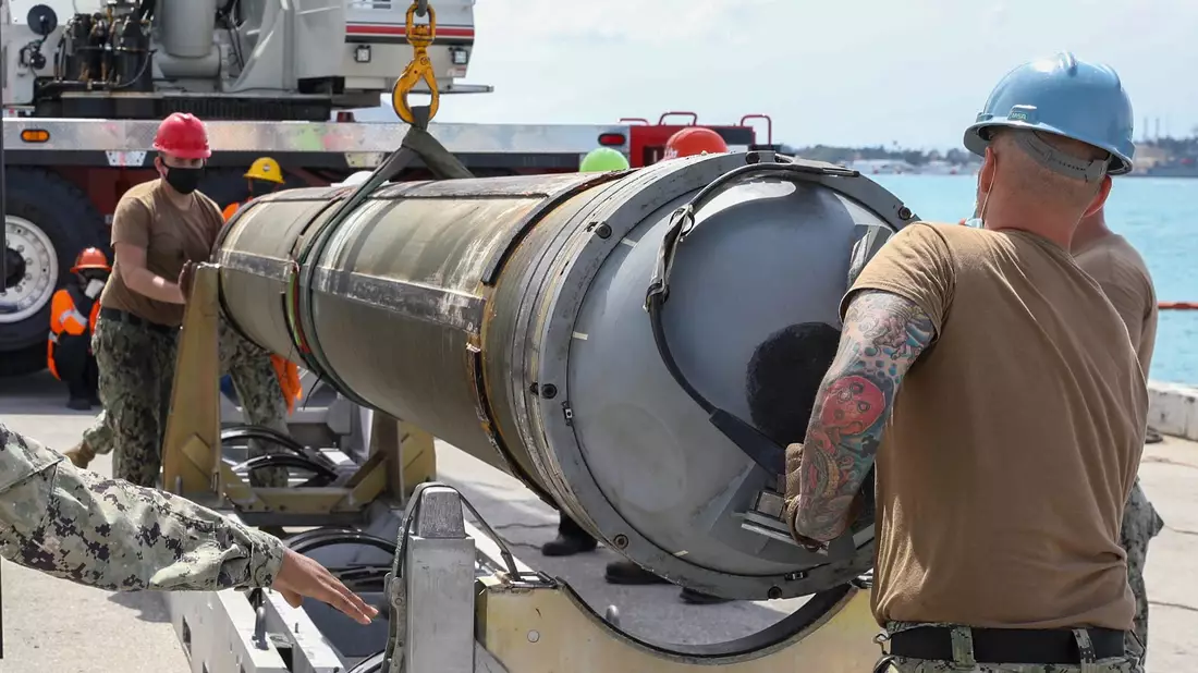 US-Marschflugkörper kommen nach Deutschland. (Symbolbild) - Bild: Petty Off 2. Cl Zachary Grooman/U.S. Navy via DVIDS/dpa