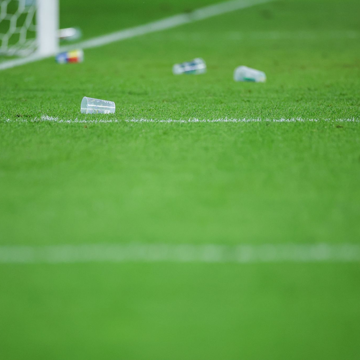 Attacke auf den Coach: Englands Fans zeigen ihren Frust. - Foto: Rolf Vennenbernd/dpa