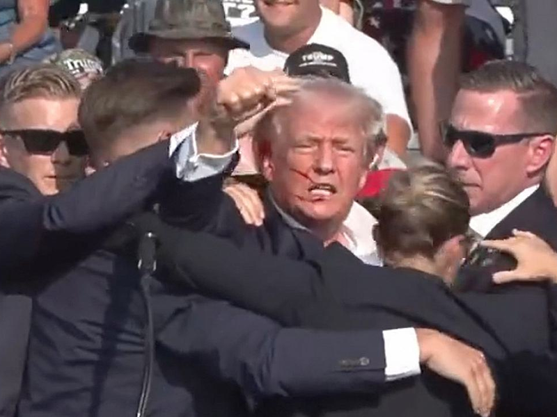 Aufnahme von Trump-Auftritt in Pennsylvania am 13.07.2024 - Foto: über dts Nachrichtenagentur