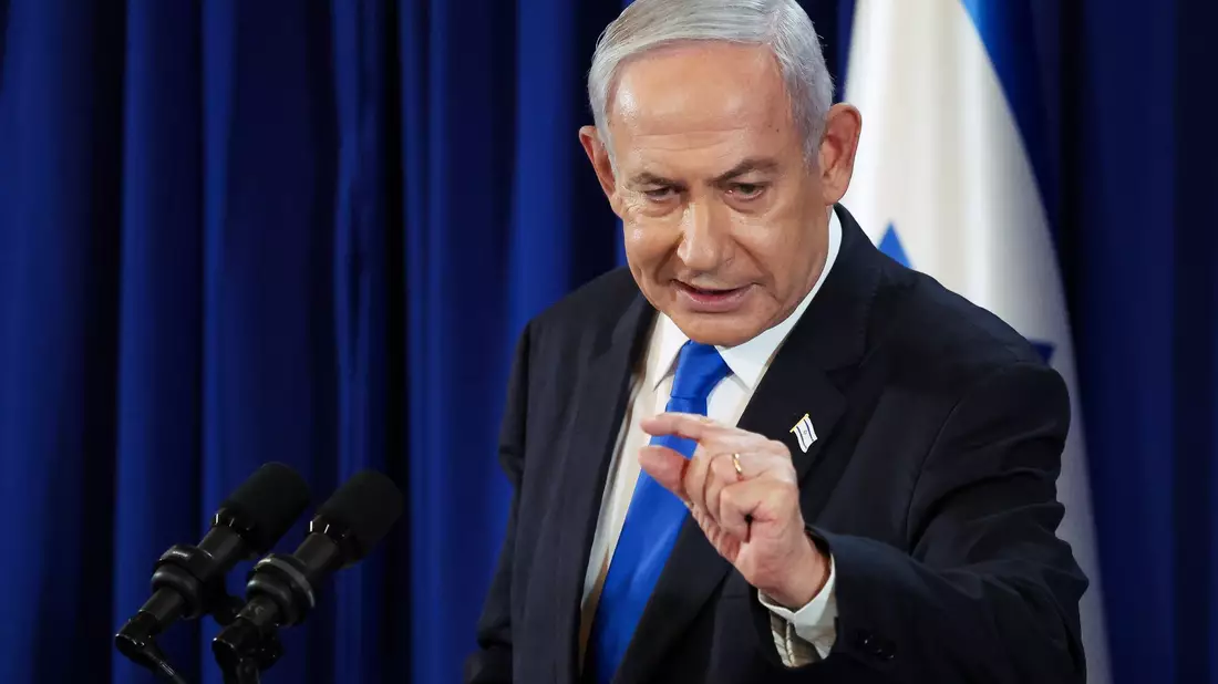 Netanjahu will die gesamte Hamas-Führung zur Strecke bringen.  - Bild: Nir Elias/Pool REUTERS/AP