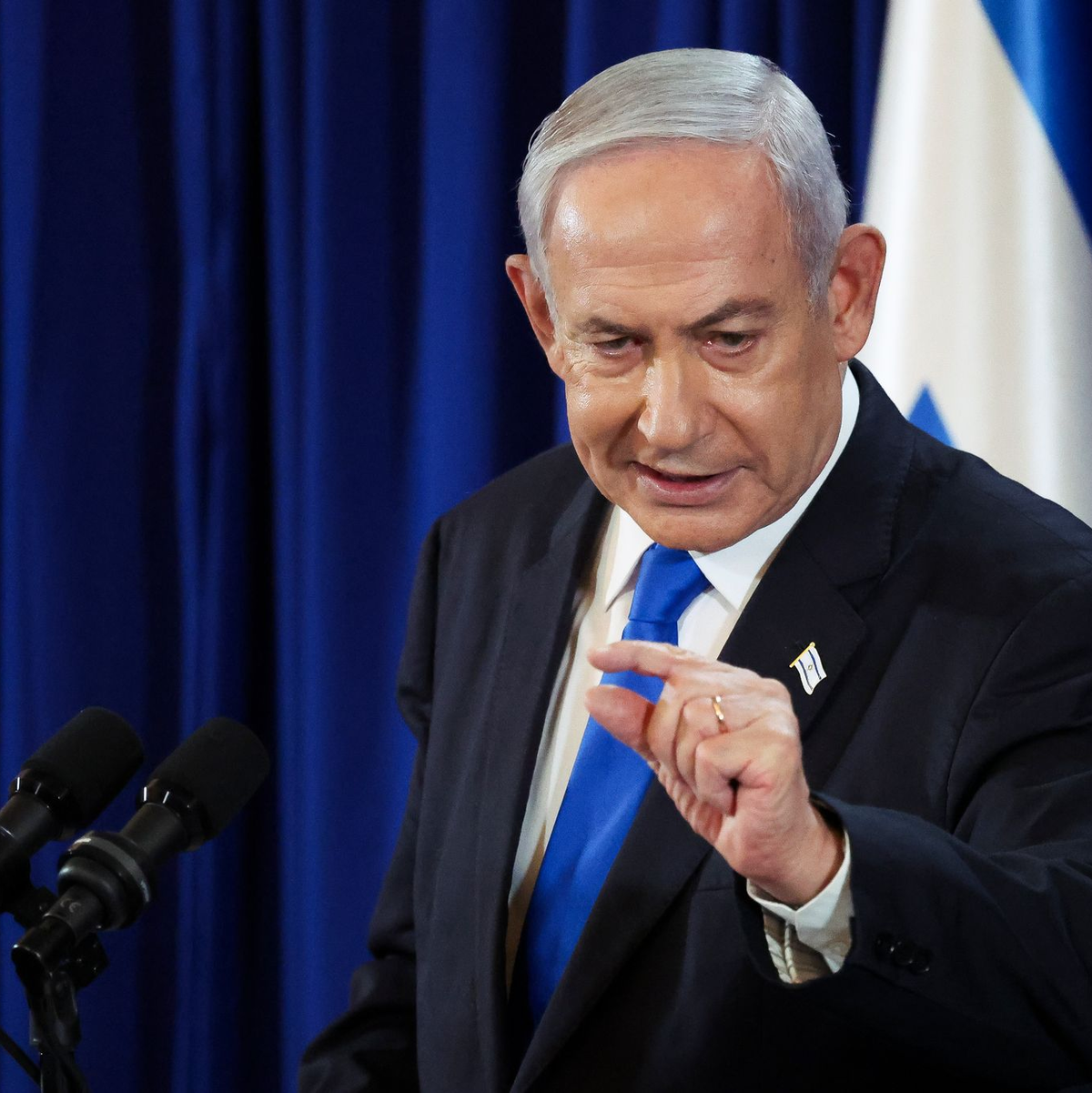 Netanjahu will die gesamte Hamas-Führung zur Strecke bringen.  - Foto: Nir Elias/Pool REUTERS/AP