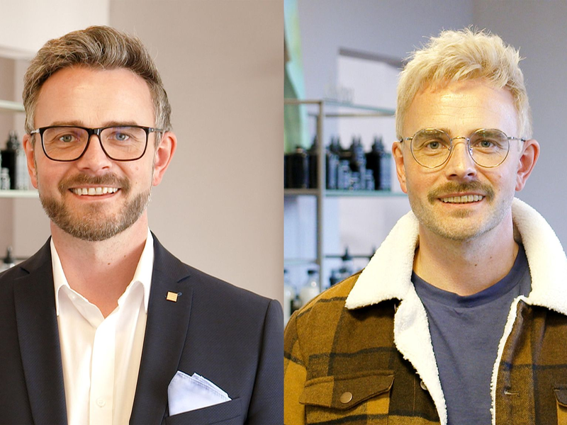 Peter Boch als Bürgermeister (links) und als getarnter Timo (rechts) (Handout) - Foto: RTL/dpa