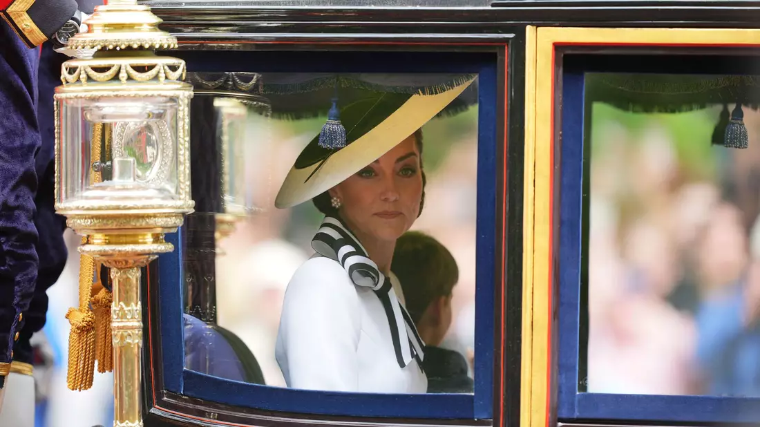 Kates erster Auftritt nach langer Pause: die Parade Trooping the Colour. (Archivbild) - Bild: James Manning/PA/dpa