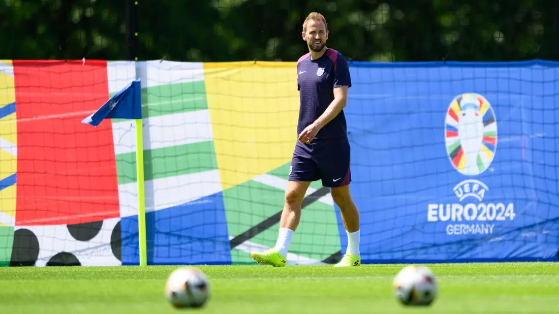 Englands Top-Torjäger: Harry Kane von Bayern München. - Bild: Robert Michael/dpa