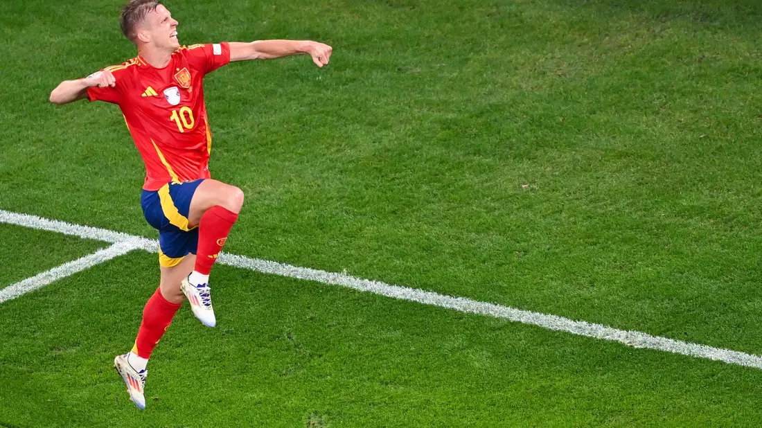 Ein Bundesliga-Star bei den Spaniern: Dani Olmo von RB Leipzig. - Bild: Sven Hoppe/dpa