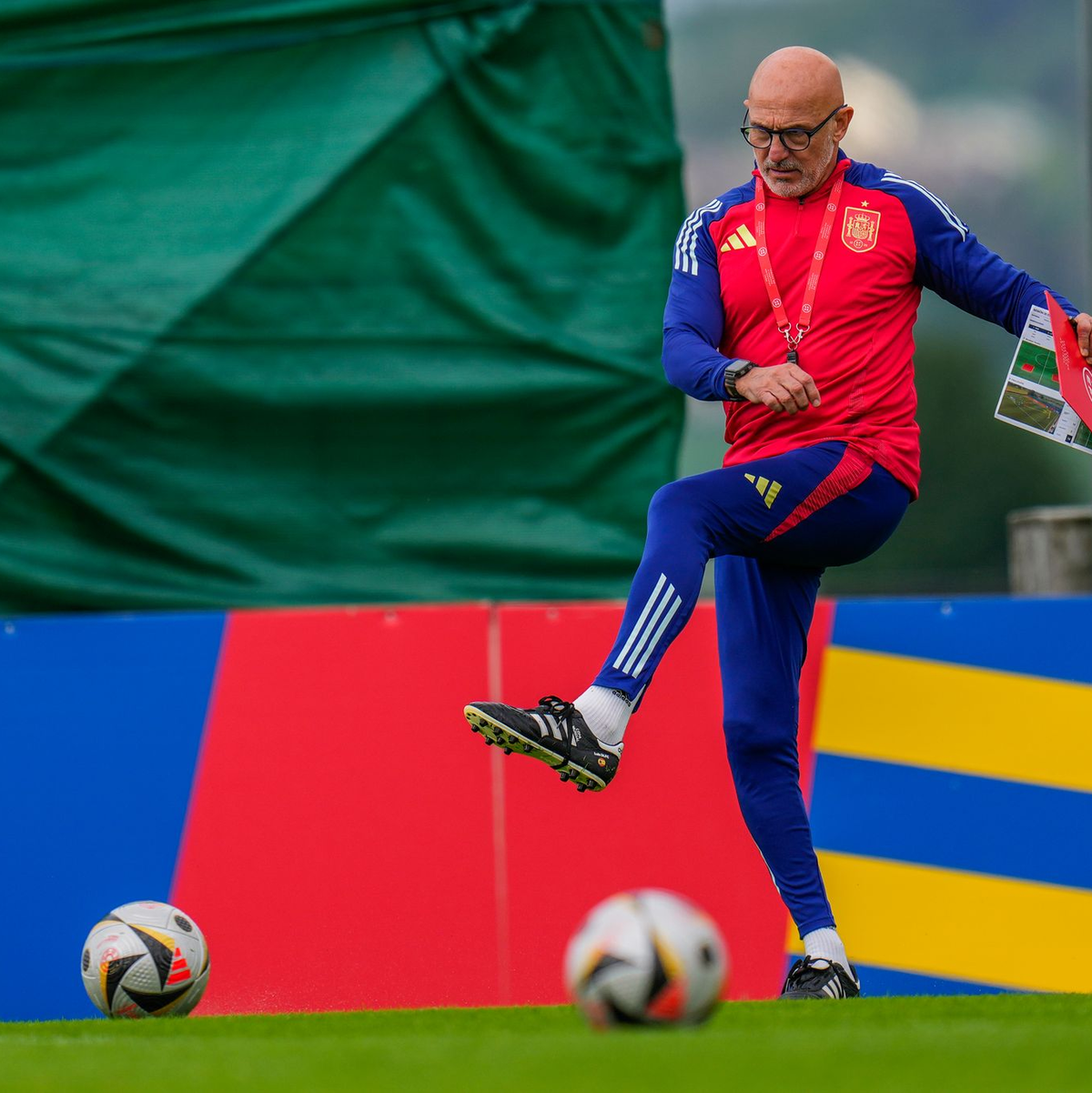 Führte Spanien ins EM-Finale: Trainer Luis de la Fuente. - Foto: Manu Fernandez/AP/dpa