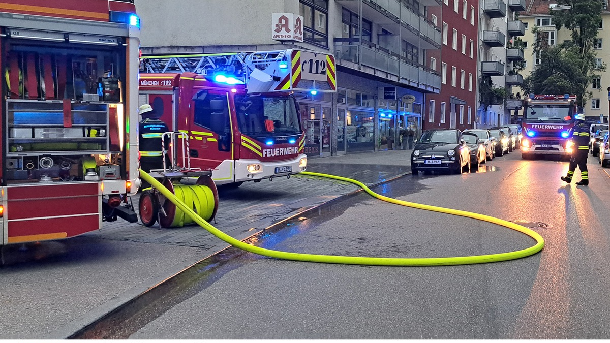 FW-M: Brand einer Elektroanlage (Maxvorstadt) - Foto: presseportal.de