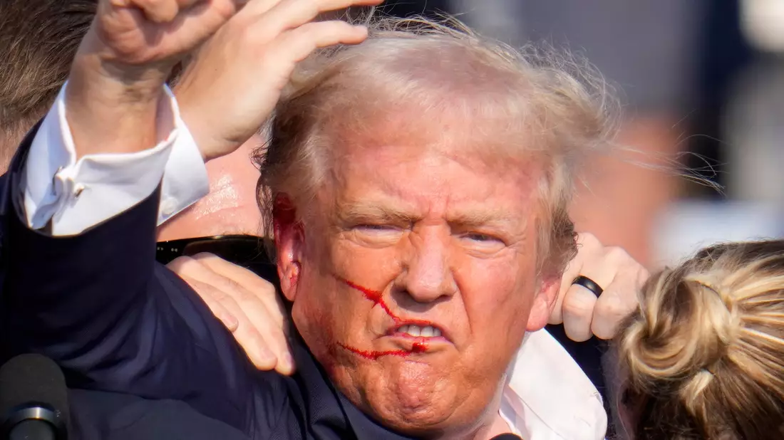 Donald Trump in Butler. (Archivfoto) - Bild: Gene J. Puskar/AP/dpa
