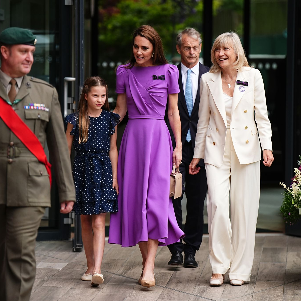 Kate und Charlotte treffen unter anderem Emma Raducanu. - Foto: Aaron Chown/PA Wire/dpa
