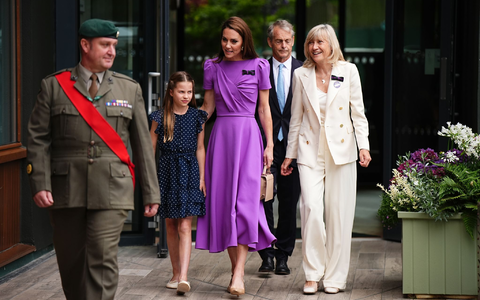 Kate und Charlotte treffen unter anderem Emma Raducanu. - Foto: Aaron Chown/PA Wire/dpa