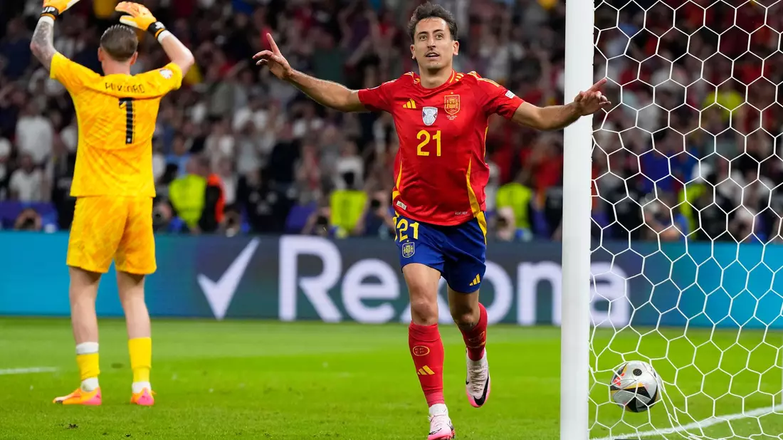 Mikel Oyarzabal erzielte den Siegtreffer für die spanische Nationalmannschaft. - Bild: Manu Fernandez/AP/dpa