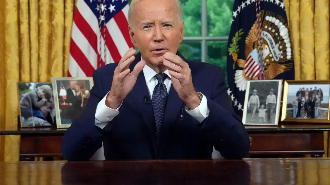 Biden im Oval Office - Bild: Erin Schaff/Pool The New York Times/AP/dpa