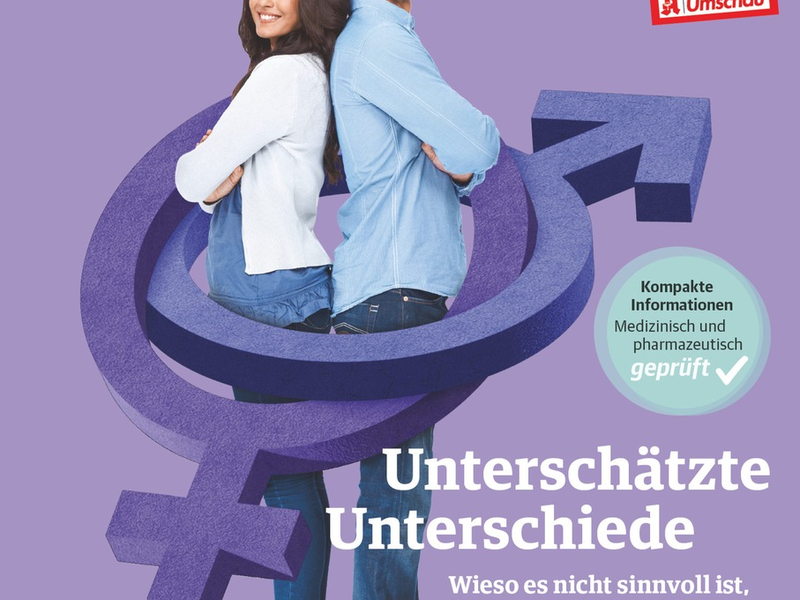 Gendermedizin - Frauen und Männer brauchen unterschiedliche Therapien, sonst kann es bei Frauen sogar gefährlich werden - Foto: presseportal.de