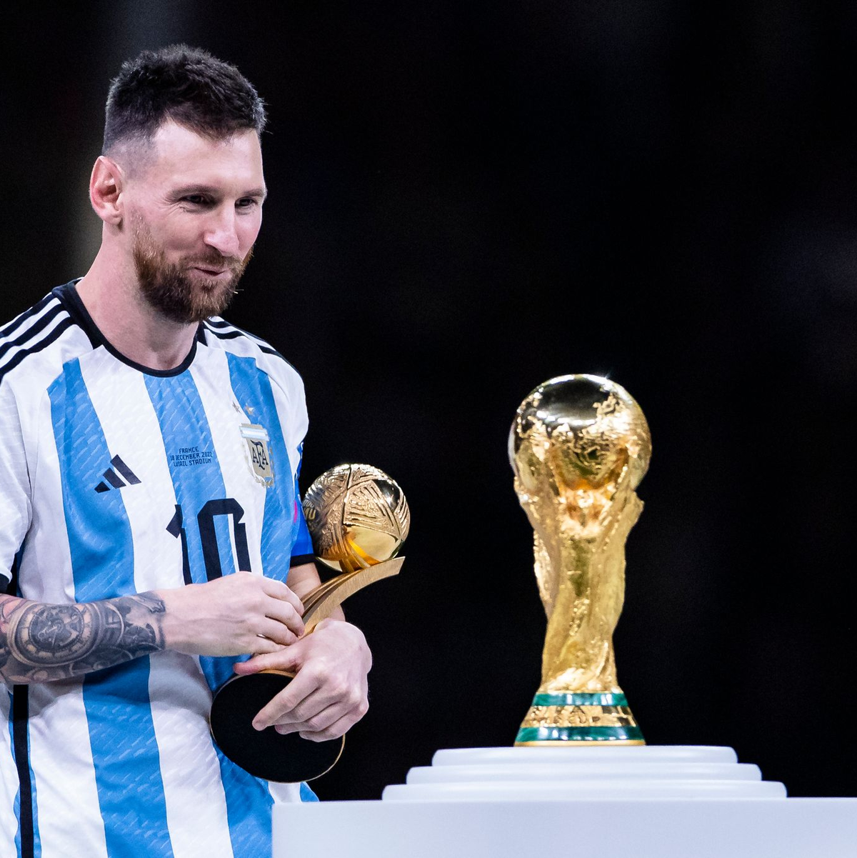 Vor gut anderthalb Jahren gewann Argentinien mit Messi die WM - Foto: Tom Weller/dpa