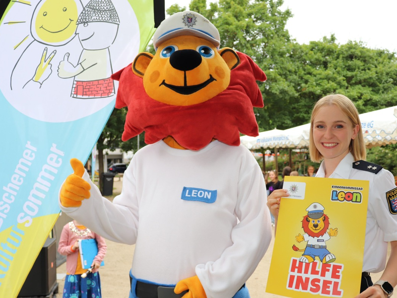 POL-DA: Bischofsheim: In Bischofsheim stehen Hilfe-Inseln für Kinder bereit - Foto: presseportal.de