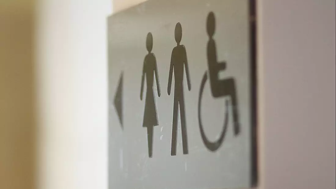 Toilettenschild (Archiv) - Bild: über dts Nachrichtenagentur