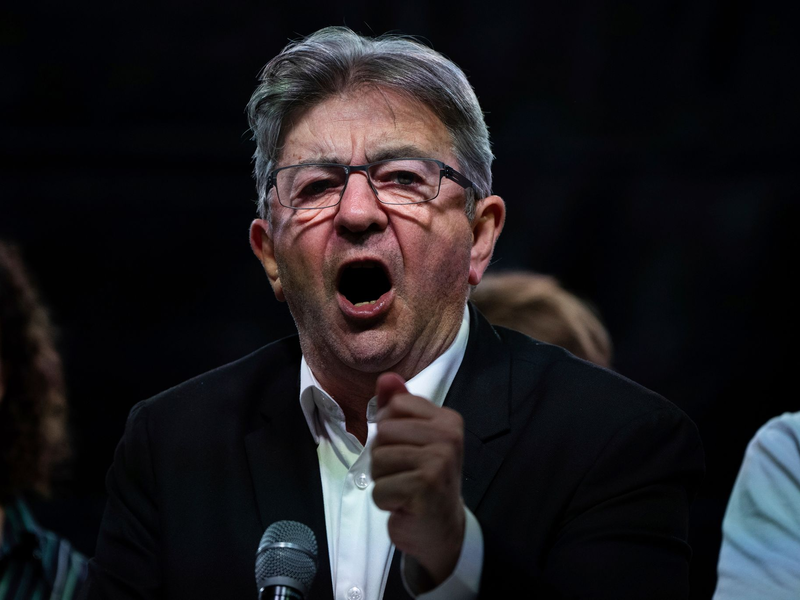 Der Altlinke Jean-Luc Mélenchon strebt weiter an die Macht (Archivbild). - Foto: Louise Delmotte/AP/dpa
