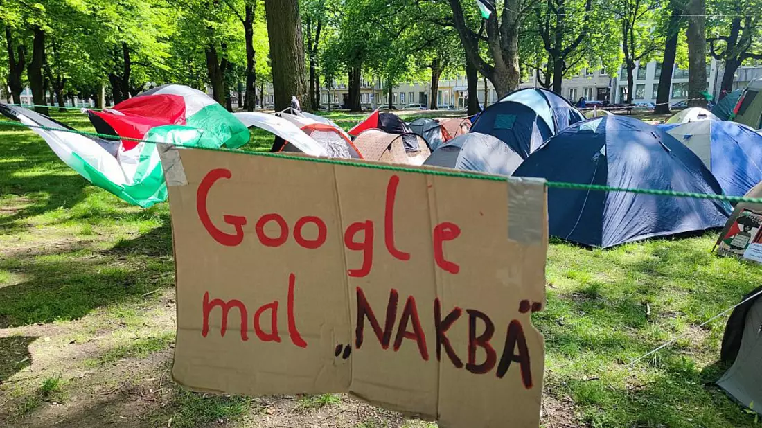 Pro-Palästina Camp an der Uni Bonn (Archiv) - Bild: über dts Nachrichtenagentur
