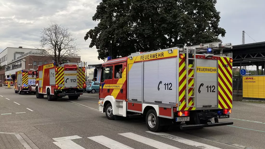 FW-OG: Feueralarm im Regionalexpress - Feuerwehr am Offenburger Hauptbahnhof - Bild: presseportal.de