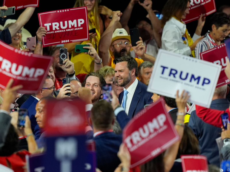 Marjorie Taylor Greene beim Parteitag der Republikaner in Milwaukee. (Archivbild) - Foto: J. Scott Applewhite/AP