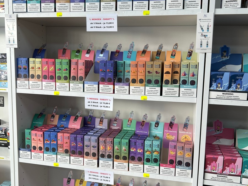 HZA-HN: Vapes und Liquids sichergestellt - Foto: presseportal.de