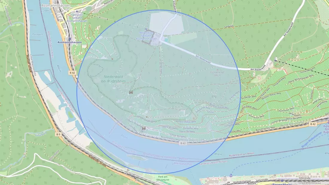 FW Rheingau-Taunus: Nach Fund einer Weltkriegsbombe bei Rüdesheim: Sprengung erforderlich - Bild: presseportal.de