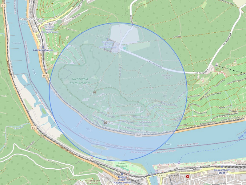 FW Rheingau-Taunus: Nach Fund einer Weltkriegsbombe bei Rüdesheim: Sprengung erforderlich - Foto: presseportal.de