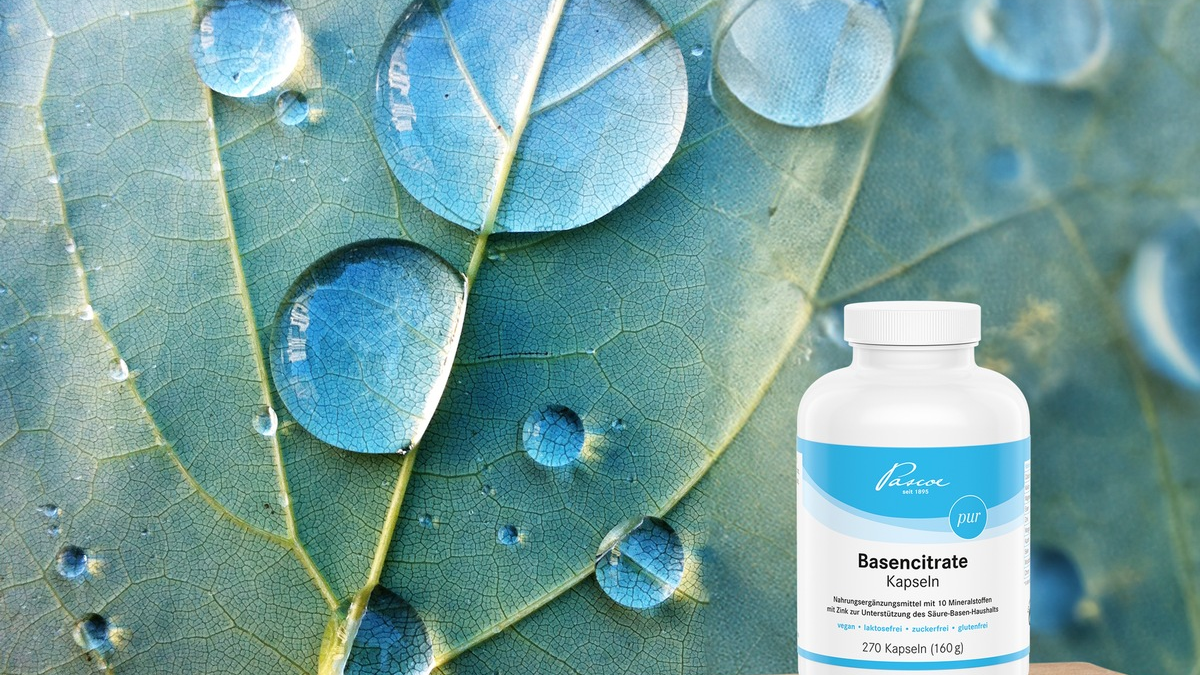 Neu von Pascoe: Basencitrate Kapseln mit Zink zur Unterstützung des Säure-Basen-Haushaltes - Foto: presseportal.de