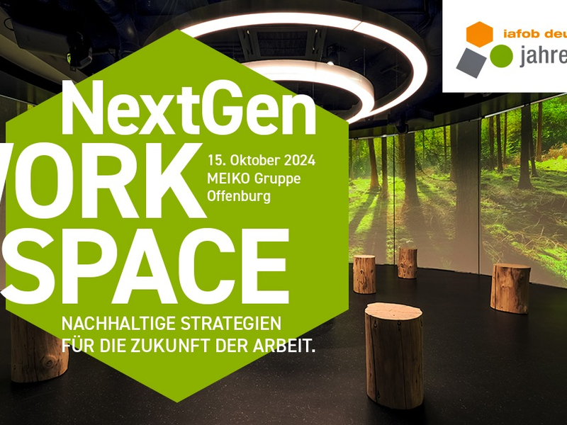 Jetzt Frühbucherrabatt sichern: NextGen Workspace - Nachhaltige Strategien für die Zukunft der Arbeit am 15. Oktober 2024 in Offenburg - Foto: presseportal.de