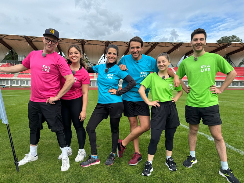 KiKA LIVE Allstars: Die Leichtathletik-Games ab 22. Juli 2024 / Olympisches Flair bei KiKA mit Clarissa Corrêa da Silva, Marina Blanke, Sherif Rizkallah und Tarkan Bagci - Foto: presseportal.de