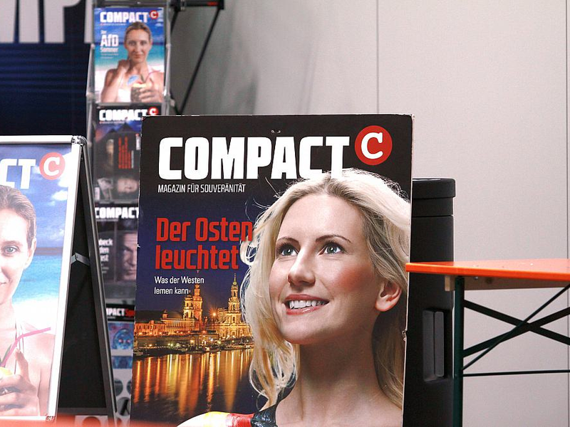 Compact-Stand auf AfD-Parteitag (Archiv) - Foto: über dts Nachrichtenagentur