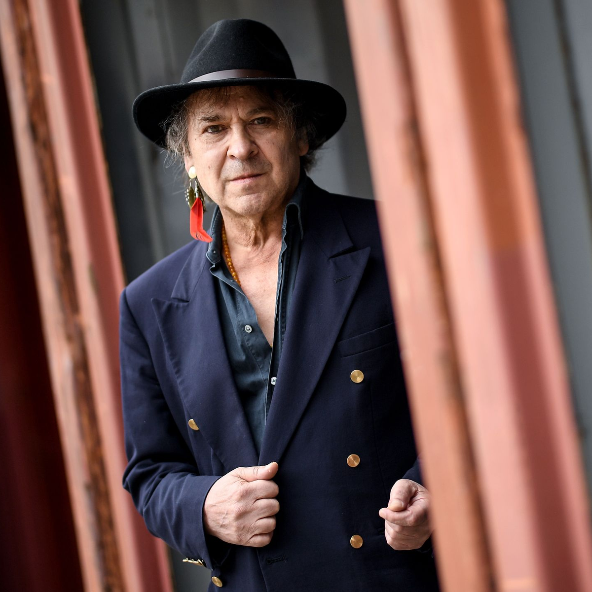 Ralph Peter Steitz - bekannt als R.P.S. Lanrue - war Mitbegründer der Politrockband Ton Steine Scherben. (Archivbild) - Foto: Britta Pedersen/dpa-Zentralbild/dpa