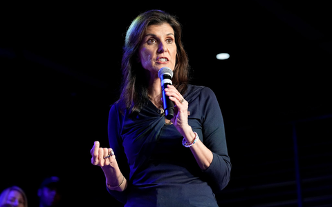 Nikki Haley: «Ich bin heute Abend hier, weil wir ein Land zu retten haben» - Foto: Tony Gutierrez/AP/dpa