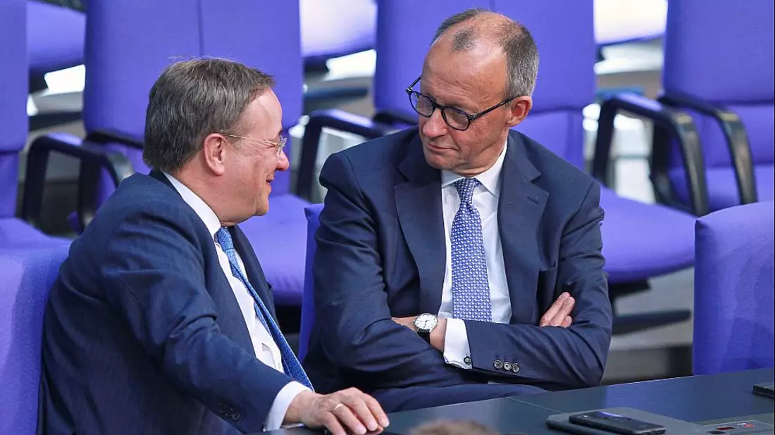 Armin Laschet und Friedrich Merz (Archiv) - Bild: über dts Nachrichtenagentur