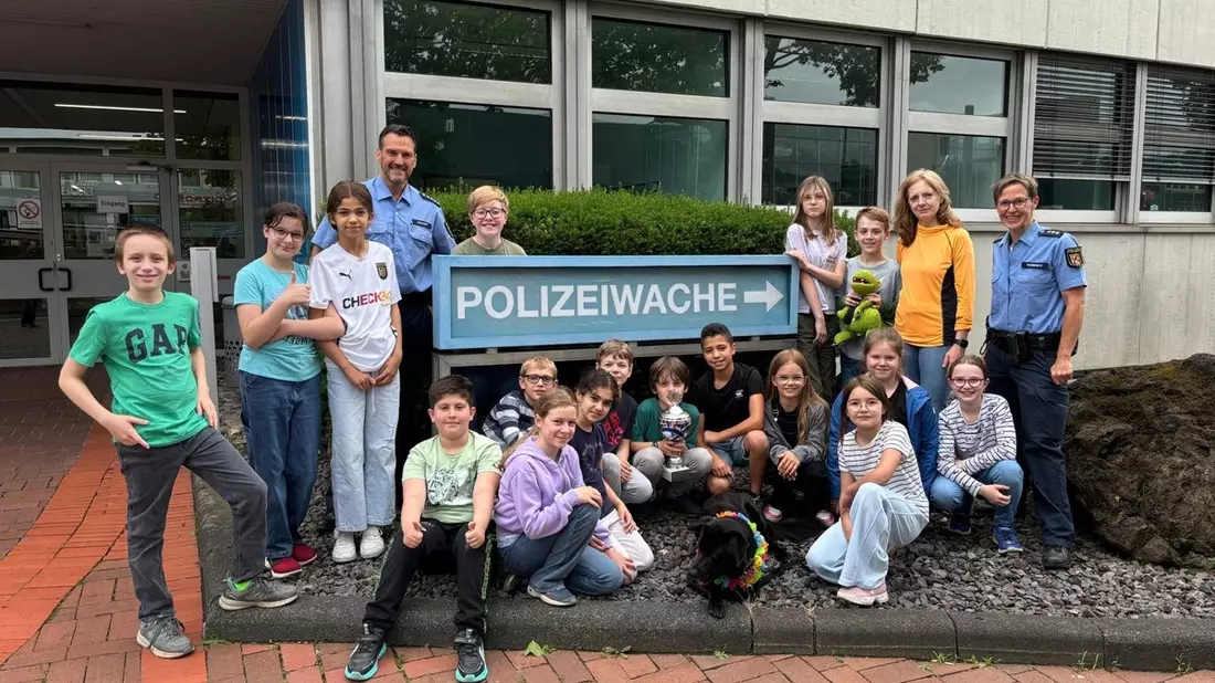 POL-PPKO: Ich fahr sicher Rad: Grundschüler meistern Fahrradwettbewerb - Bild: presseportal.de
