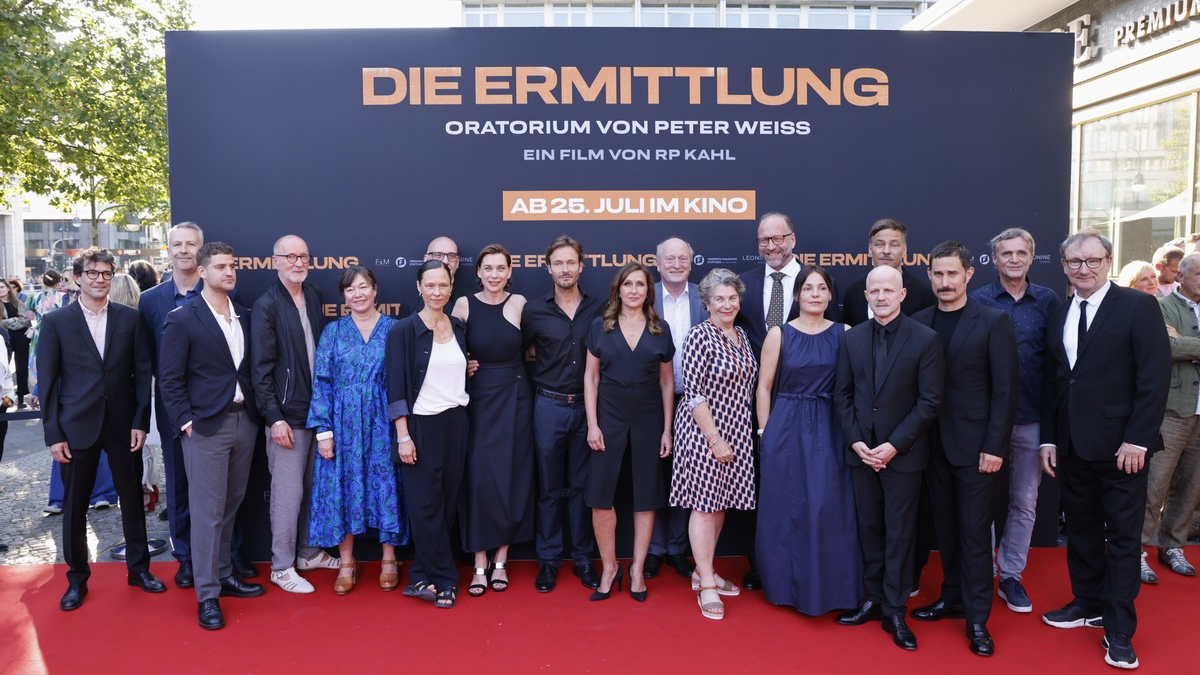 Bewegende Premiere im Zoo Palast Berlin - DIE ERMITTLUNG / Ab 25. Juli 2024 im Kino - Foto: presseportal.de